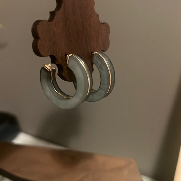 Vintage Jade Round Earrings - Picture 1 of 7